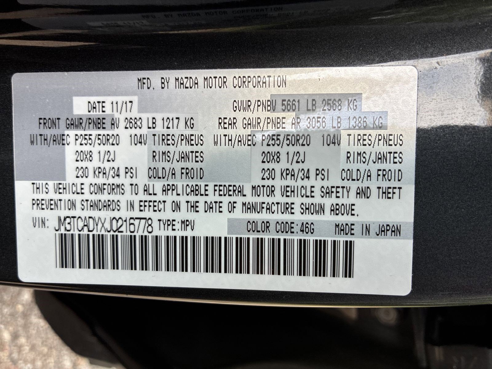 Used 2018 MAZDA CX-9 Grand Touring image 28