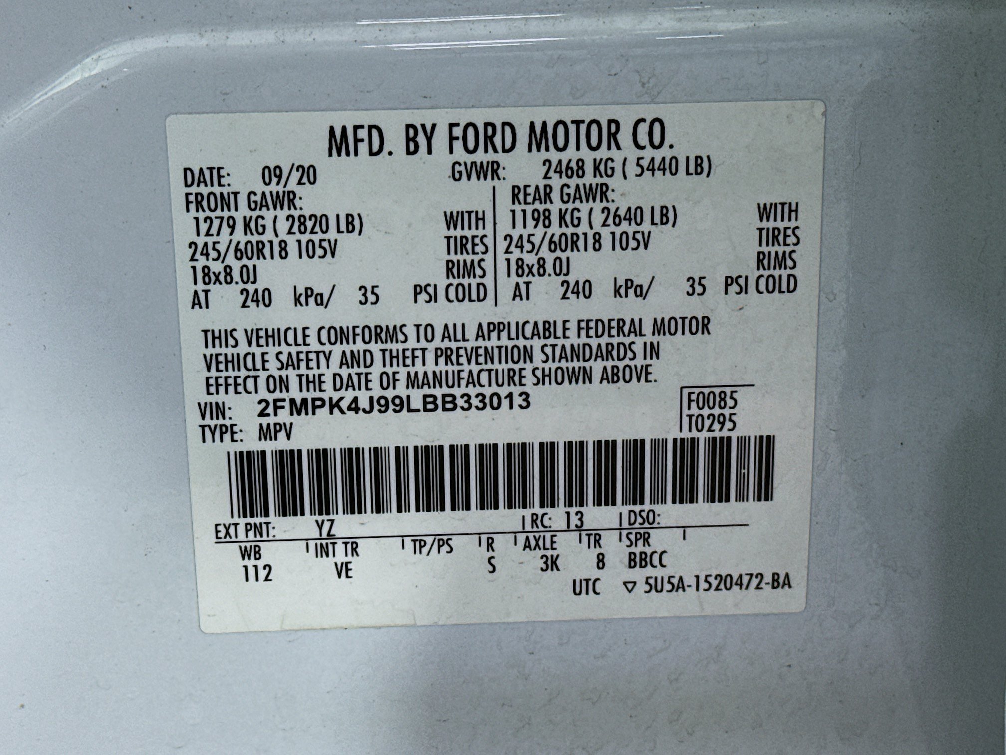 Used 2020 Ford Edge SEL w/ Cold Weather Package AWD/4WD image 34