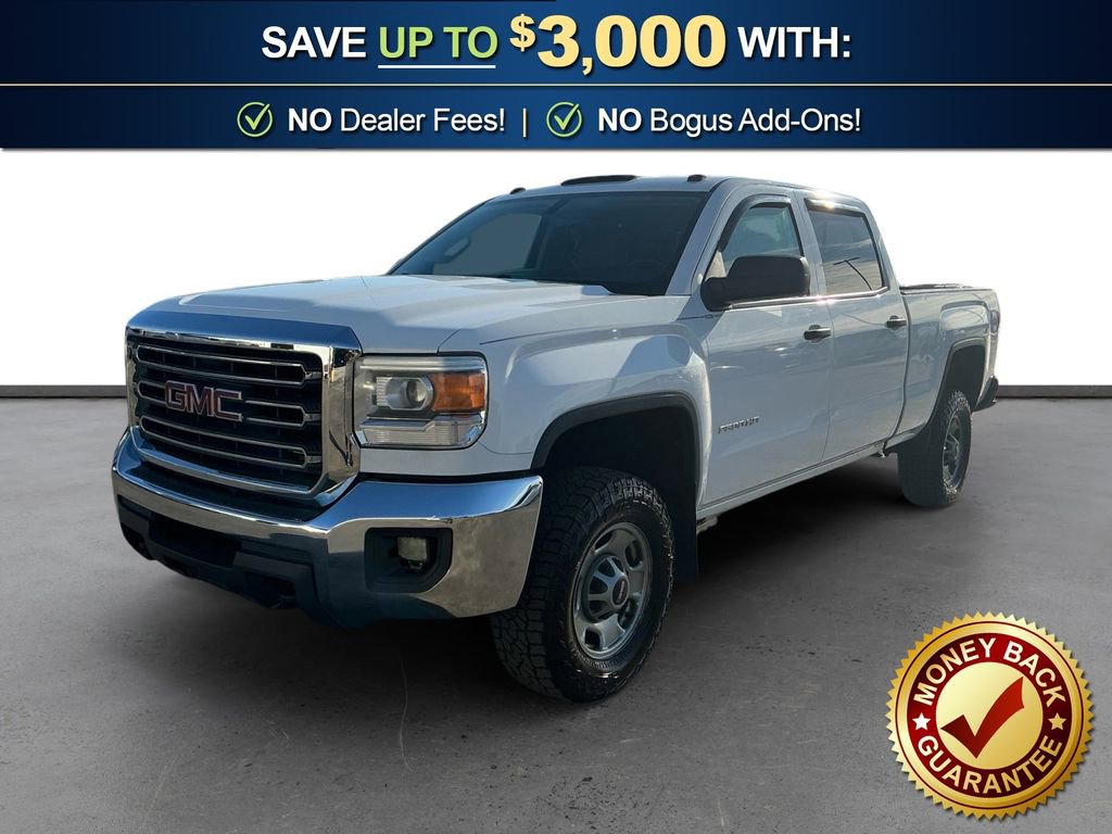 Used 2015 GMC Sierra 2500 4x4 Crew Cab w/ Snow Plow Prep Package image 1