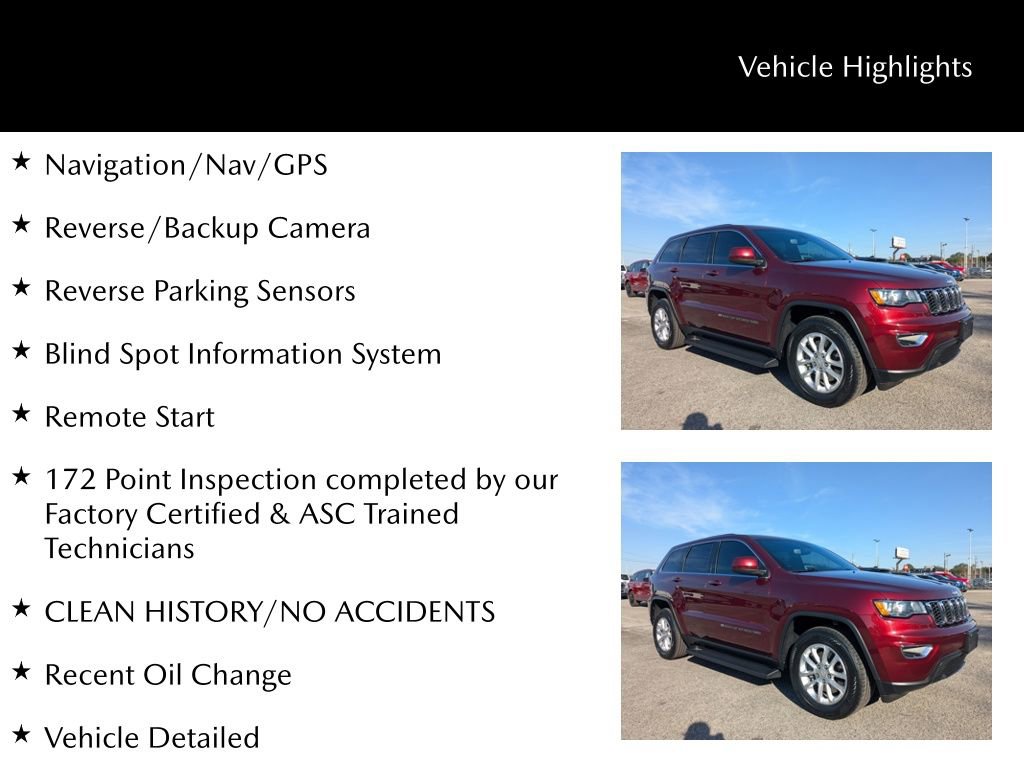 Used 2022 Jeep Grand Cherokee Laredo X image 32