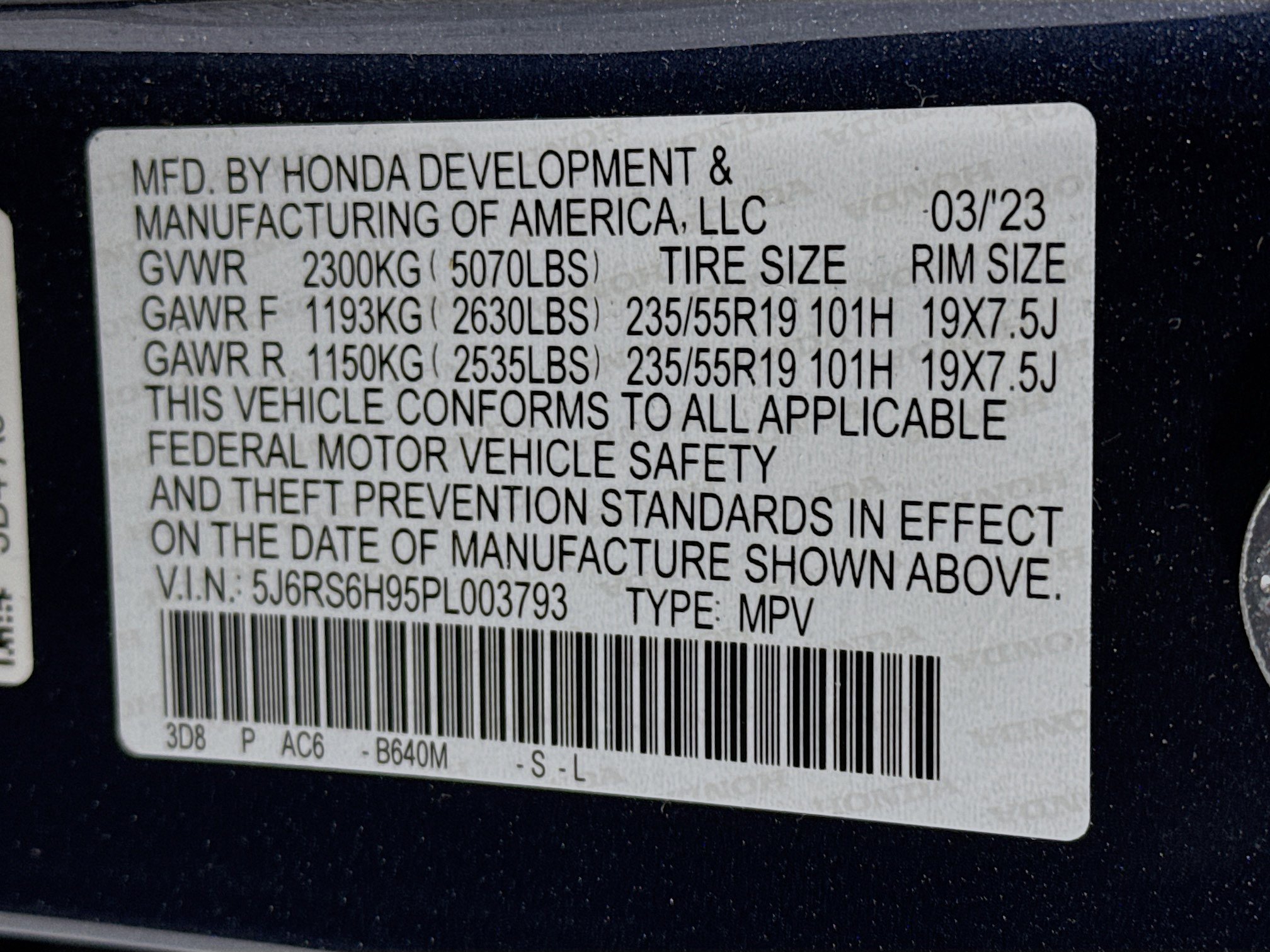 Certified 2023 Honda CR-V Sport Touring image 33