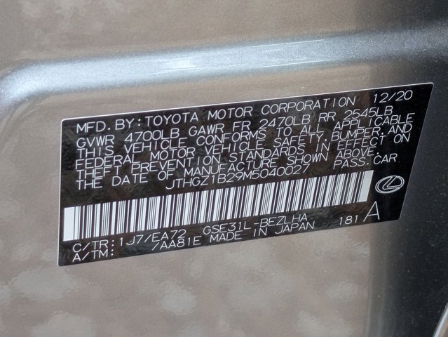 Used 2021 Lexus IS 350 F Sport w/ Accessory Package RWD image 17