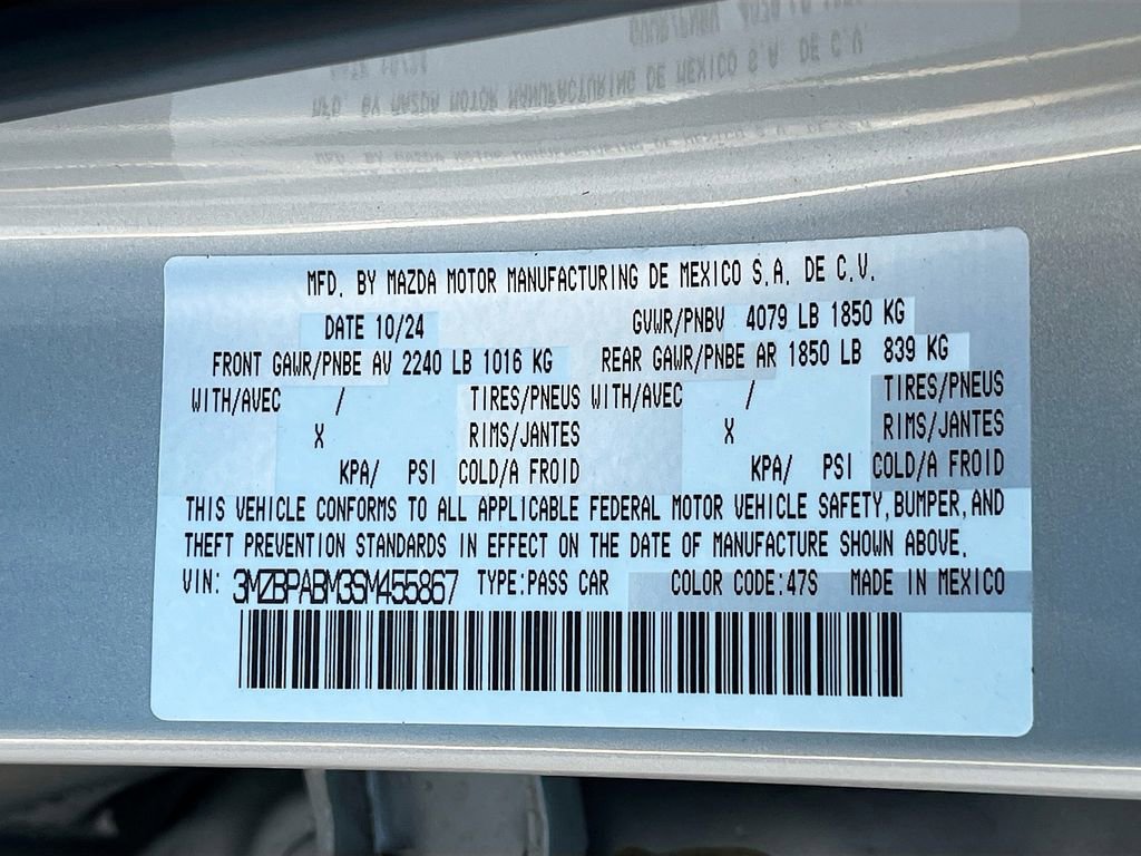 Used 2025 MAZDA MAZDA3 s FWD image 30