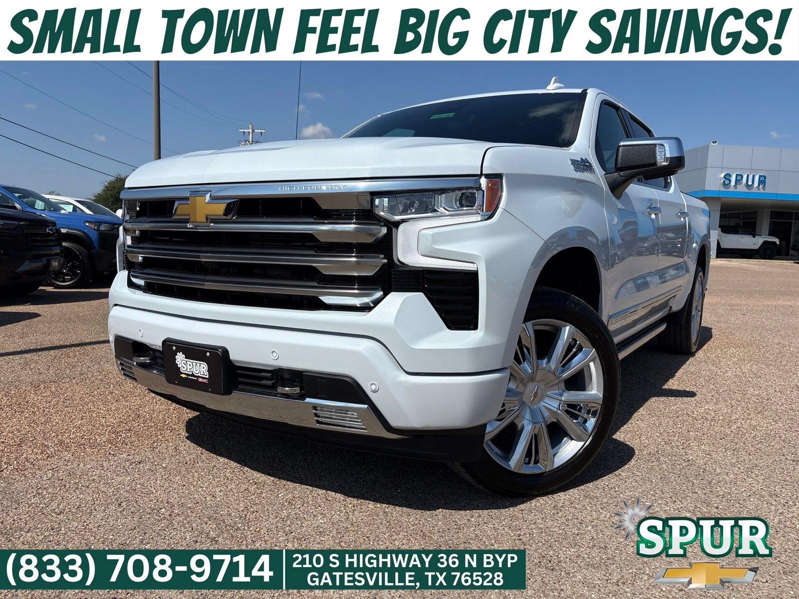 New 2026 Chevrolet Silverado 1500 High Country w/ High Country Premium Package AWD/4WD 360° Tour