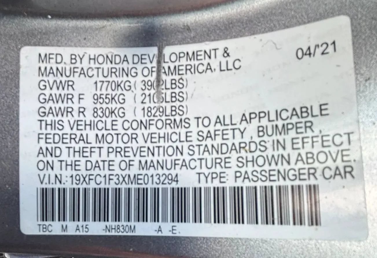 Used 2021 Honda Civic EX image 24