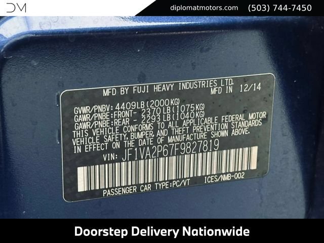 Used 2015 Subaru WRX STI w/ Popular Package #1 AWD/4WD image 50