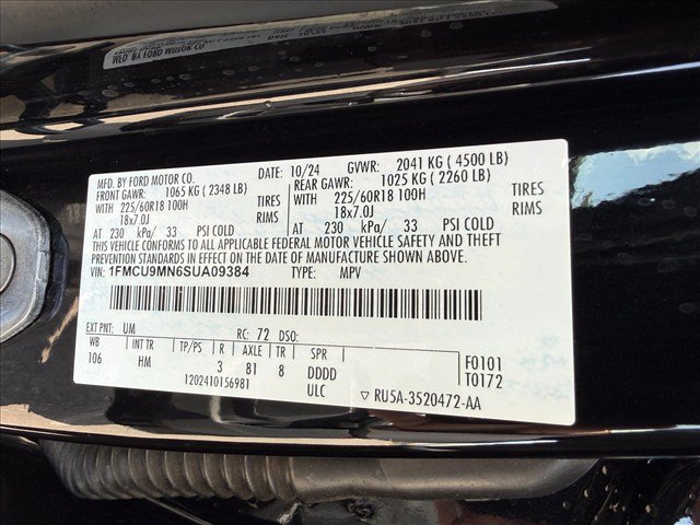 Used 2025 Ford Escape ST-Line AWD/4WD image 27