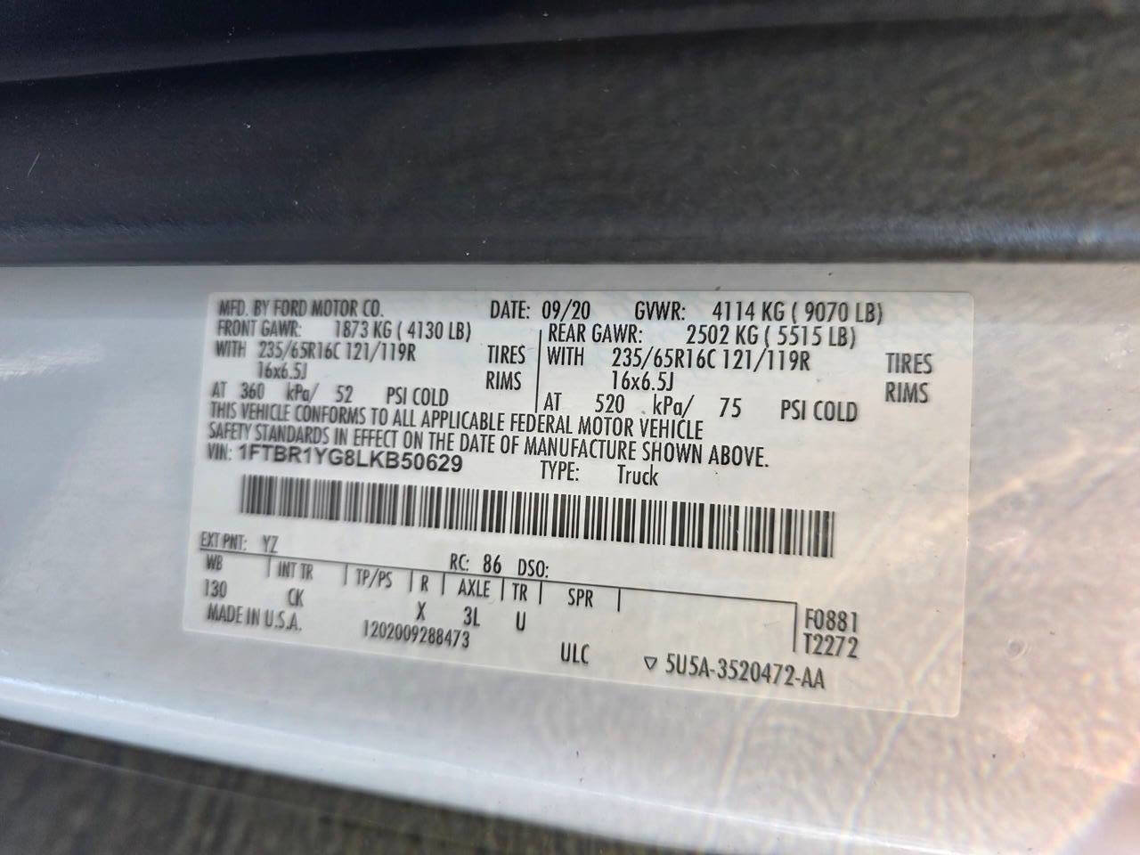 Used 2020 Ford Transit 250 Low Roof image 26