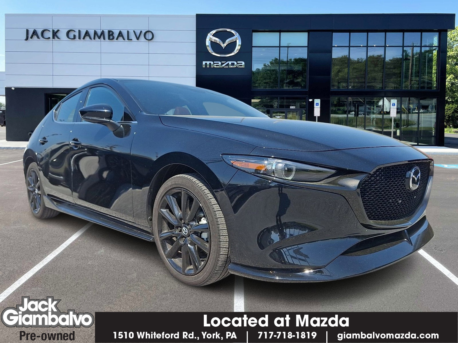 Certified 2025 MAZDA MAZDA3 2.5 S Hatchback w/ Appearance Package FWD image 1