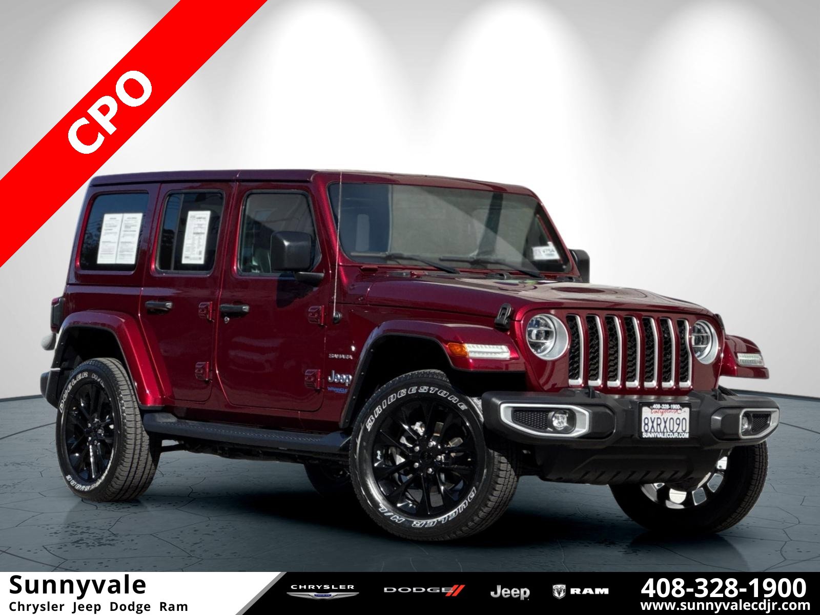 Used 2021 Jeep Wrangler Unlimited Sahara 4xe w/ Cold Weather Group image 1