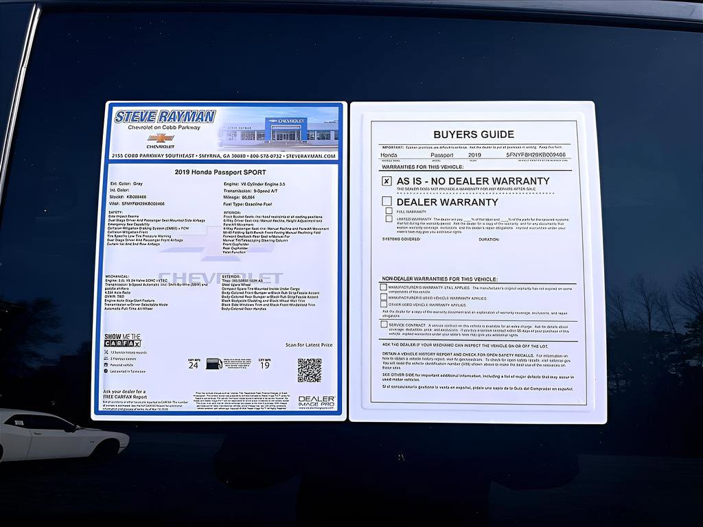 Used 2019 Honda Passport Sport image 26