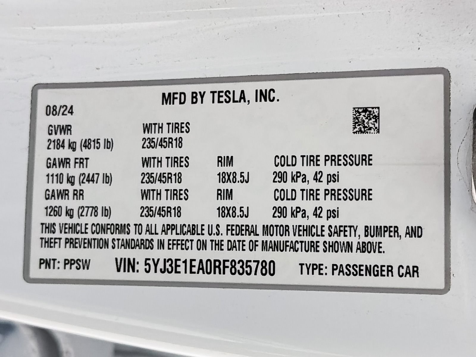 Used 2024 Tesla Model 3 Standard Range RWD image 28
