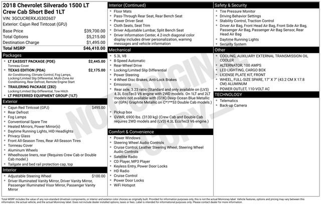 Used 2018 Chevrolet Silverado 1500 LT w/ LT Eassist Package RWD image 35