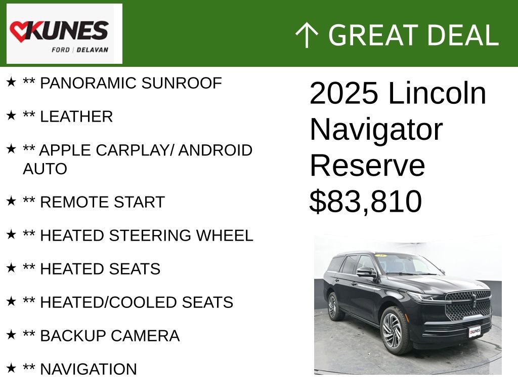 Used 2025 Lincoln Navigator Reserve AWD/4WD video 2