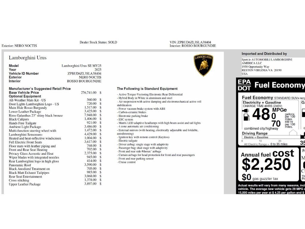Used 2025 Lamborghini Urus SE image 21