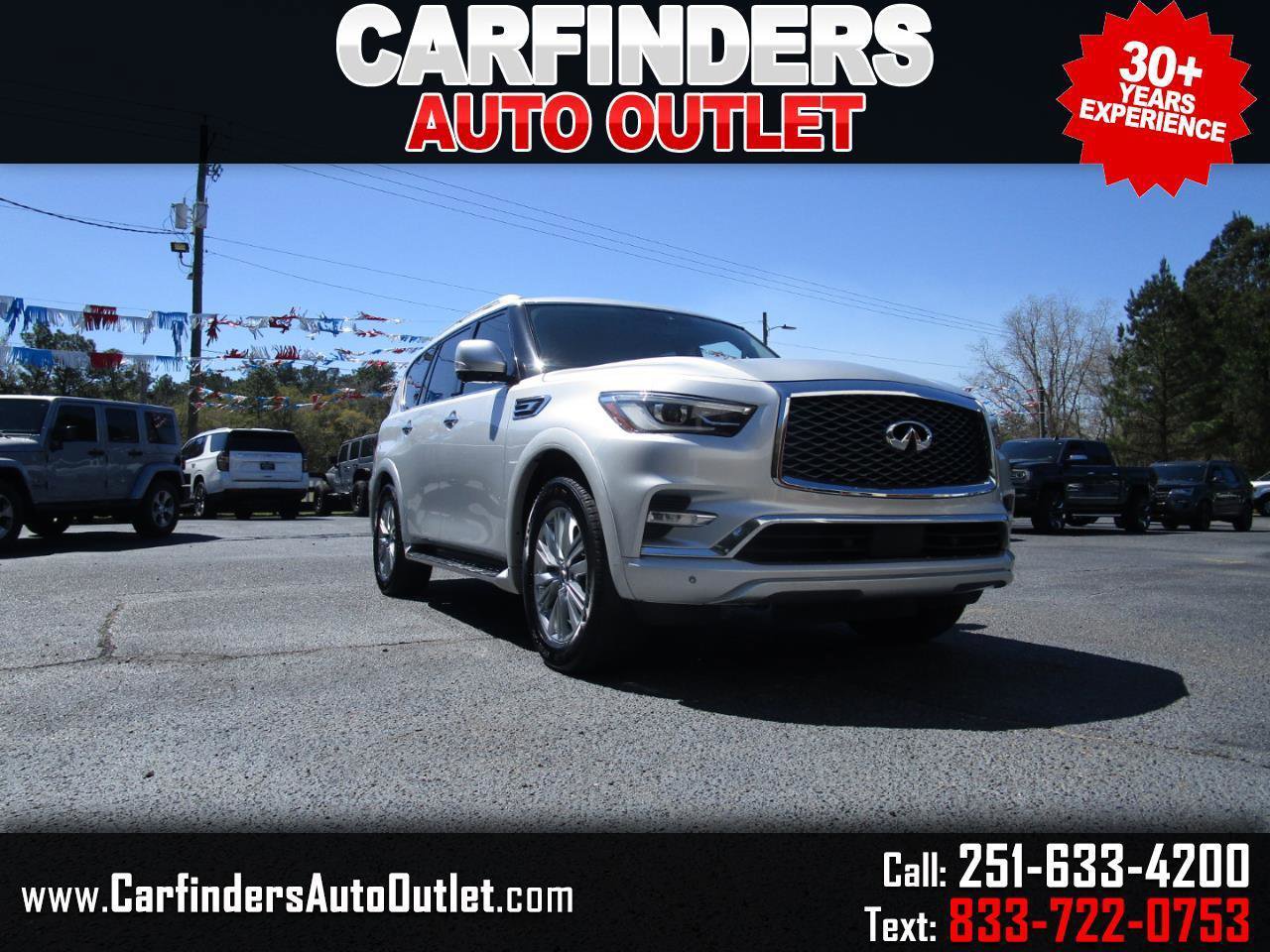 Used 2021 INFINITI QX80 Luxe w/ Cargo Package RWD image 1