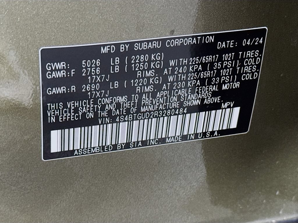 Used 2024 Subaru Outback Wilderness AWD/4WD image 33