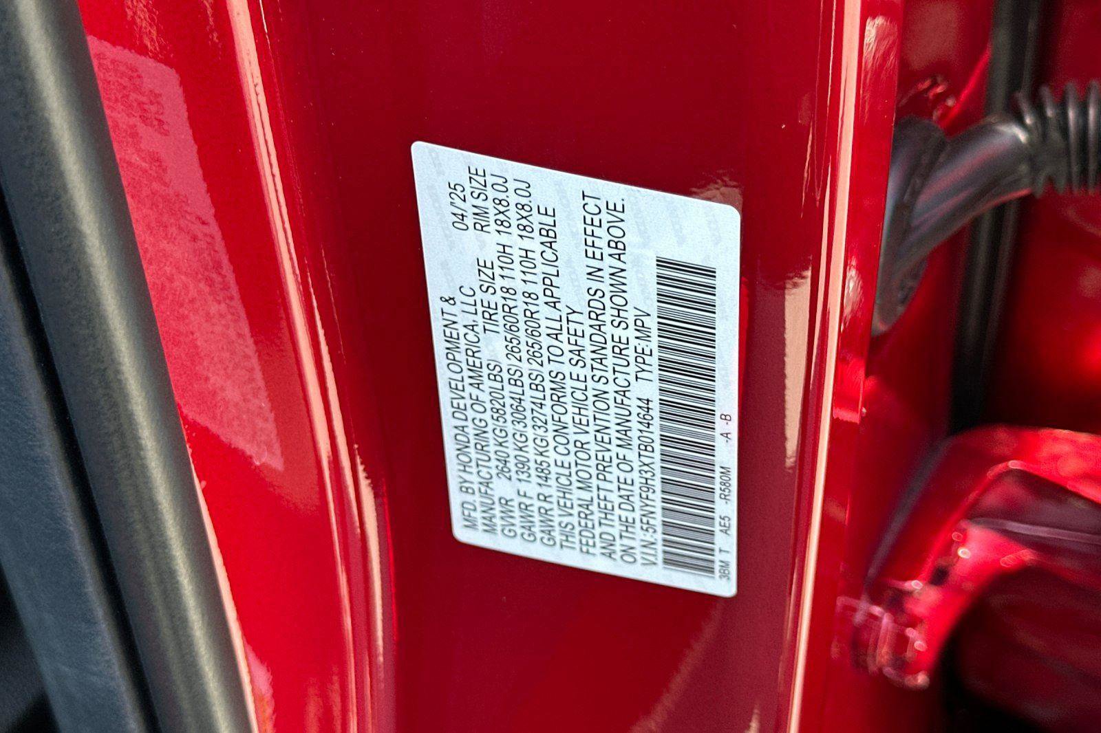 New 2026 Honda Passport RTL image 31