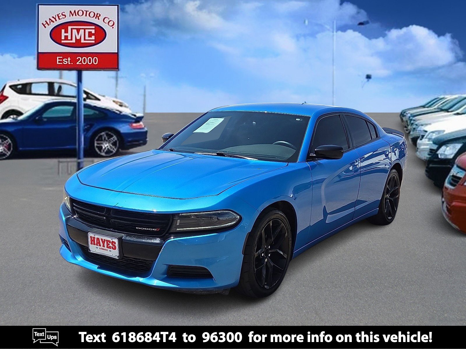 Used 2023 Dodge Charger SXT w/ Blacktop Package RWD image 1