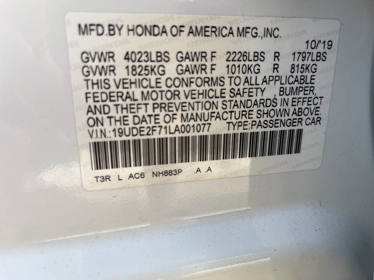 Used 2020 Acura ILX w/Premium 4dr Sedan Package image 14