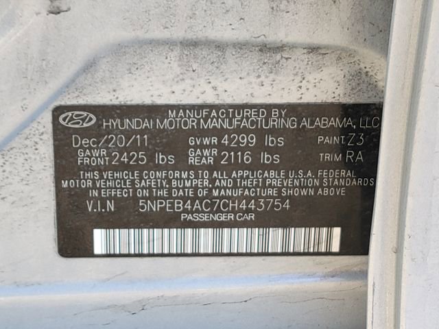 Used 2012 Hyundai Sonata GLS w/ Popular Equipment Pkg FWD image 14