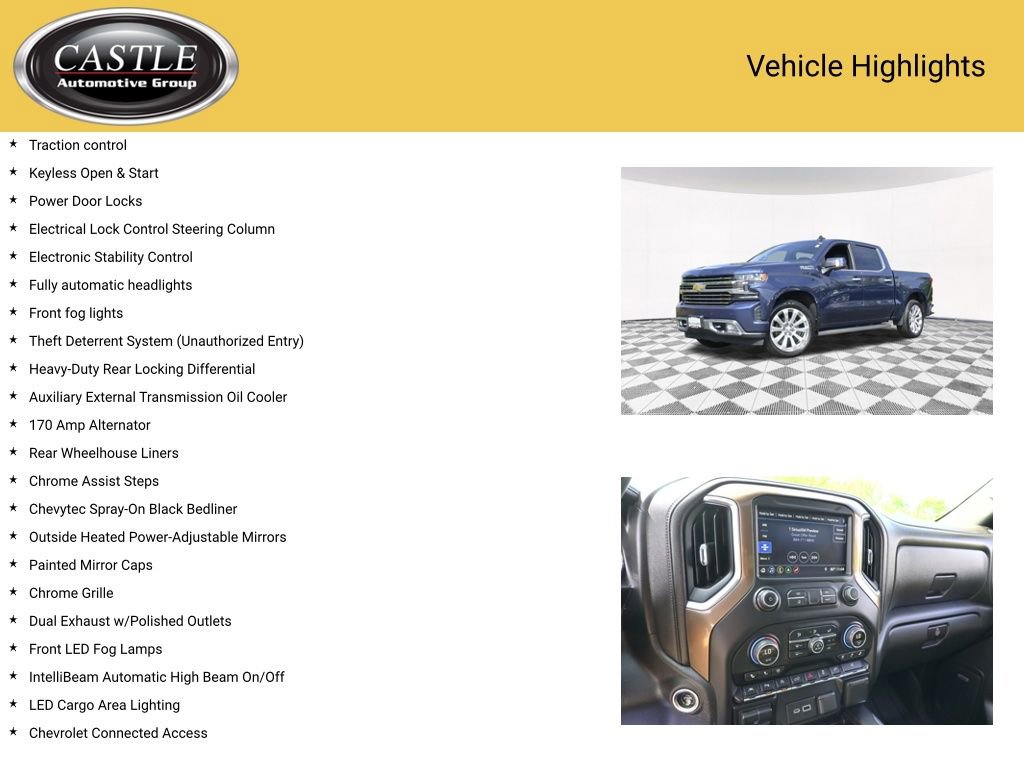 Used 2019 Chevrolet Silverado 1500 High Country w/ Technology Package image 19