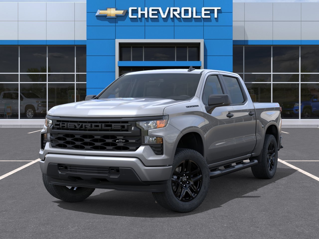 New 2026 Chevrolet Silverado 1500 Custom w/ Turbomax Blackout Package AWD/4WD image 33