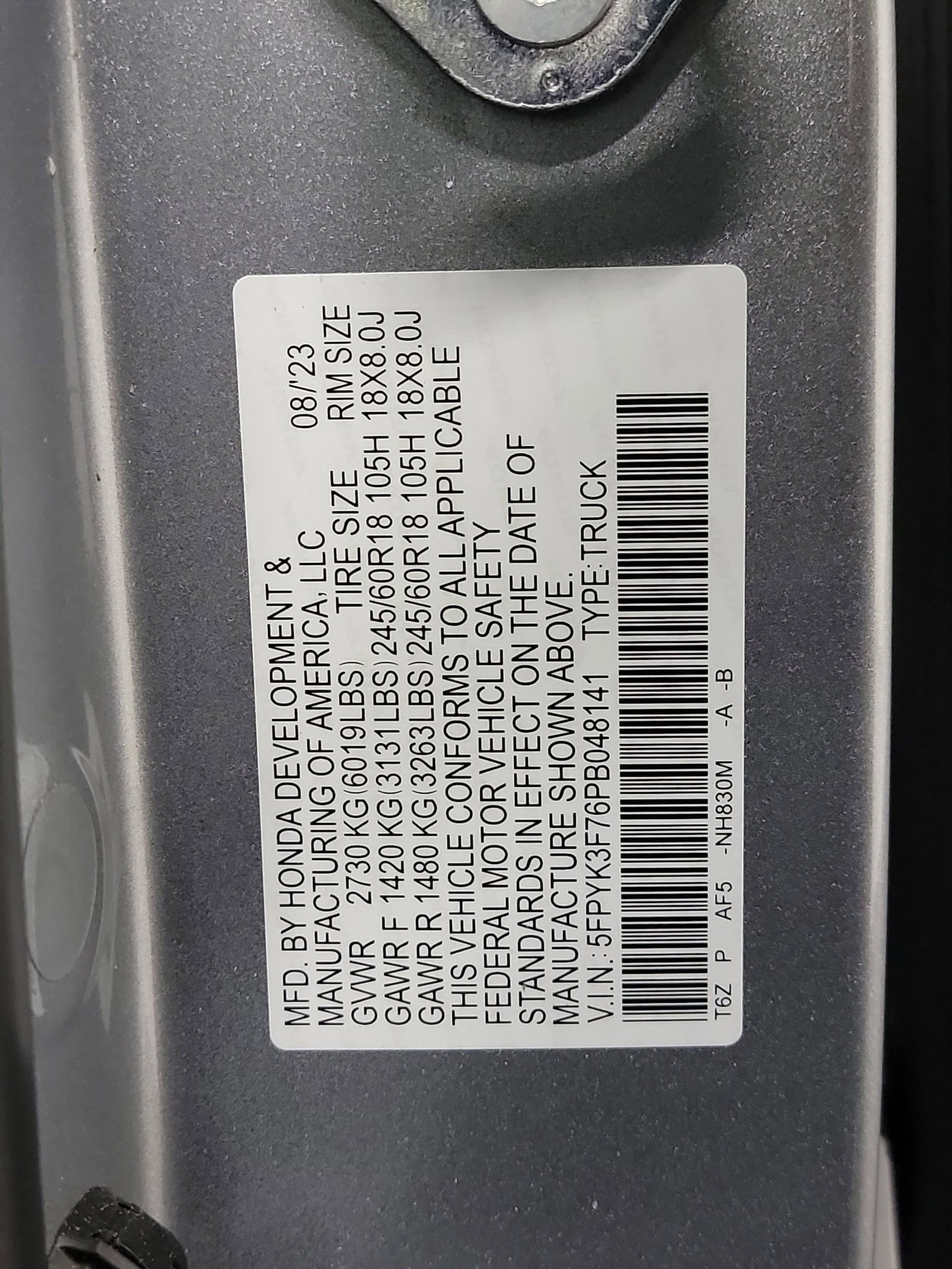 Certified 2023 Honda Ridgeline RTL-E image 33