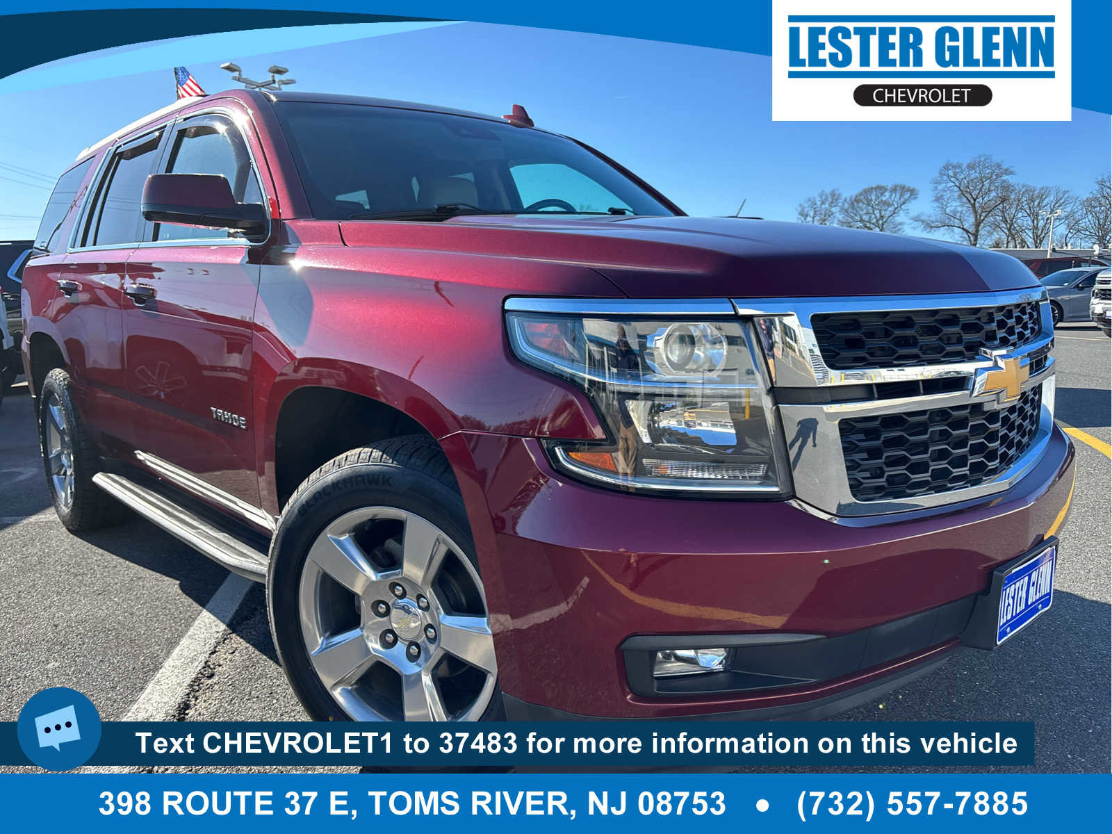 Used 2019 Chevrolet Tahoe LS w/ Enhanced Driver Alert Package AWD/4WD image 1
