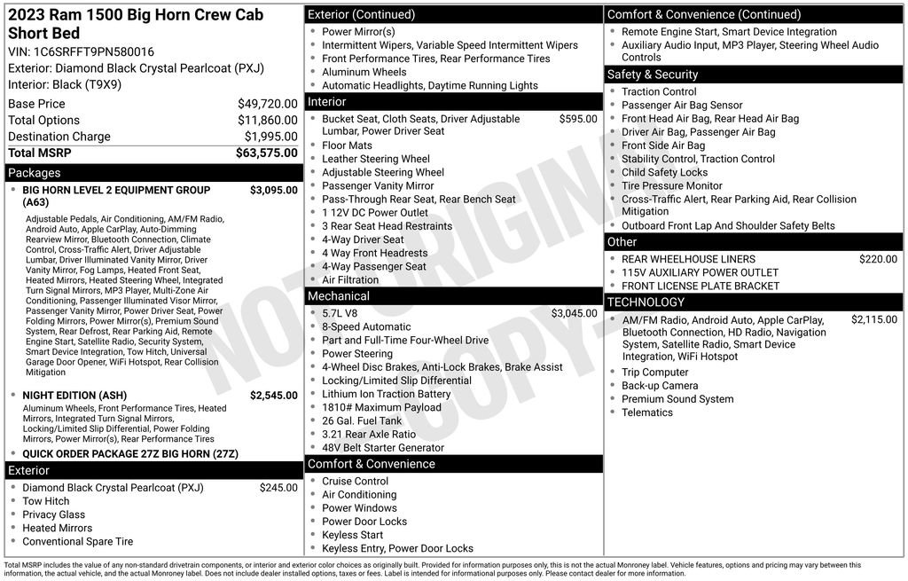 Used 2023 RAM 1500 Big Horn image 11