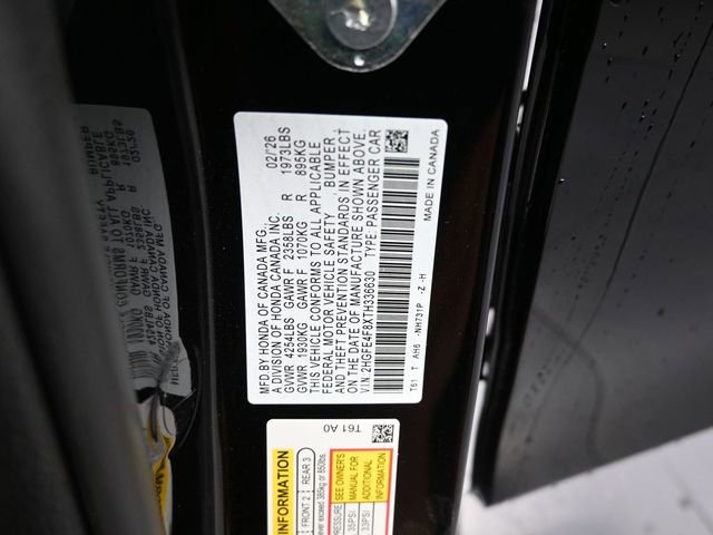 New 2026 Honda Civic Sport image 3