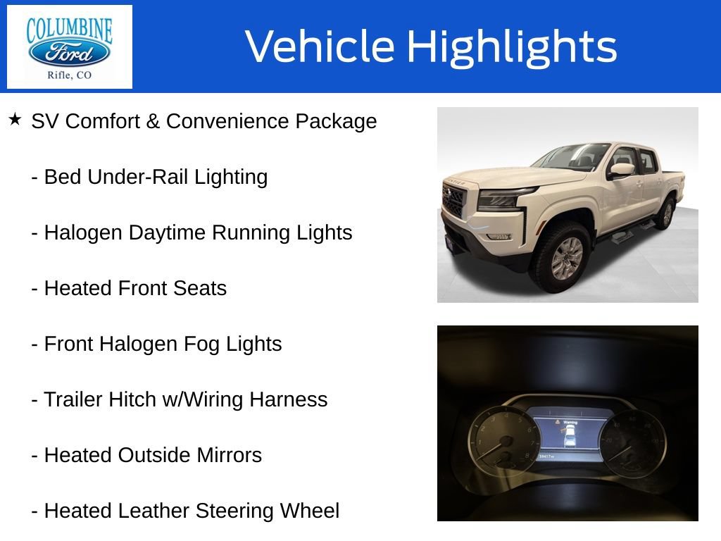 Used 2022 Nissan Frontier SV w/ SV Premium Package AWD/4WD image 4
