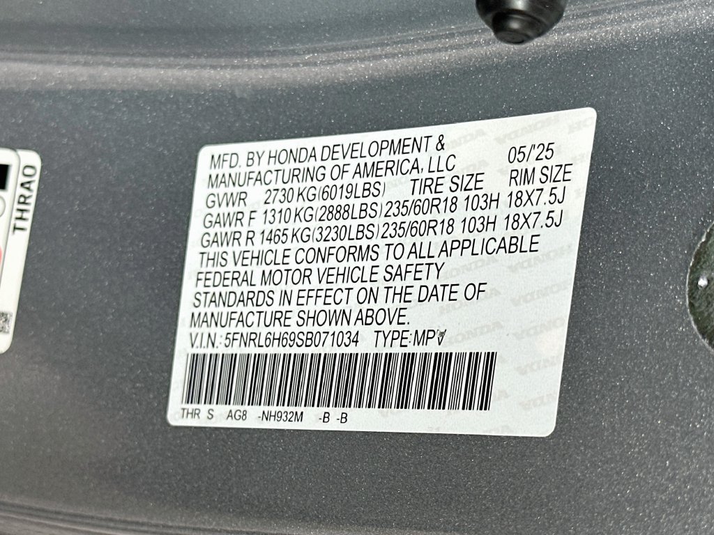 Certified 2025 Honda Odyssey EX-L image 31