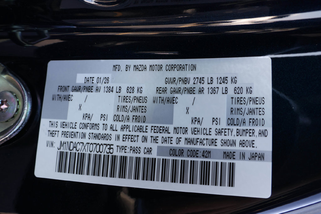 New 2026 MAZDA MX-5 Miata Club w/ Interior Package RWD image 42