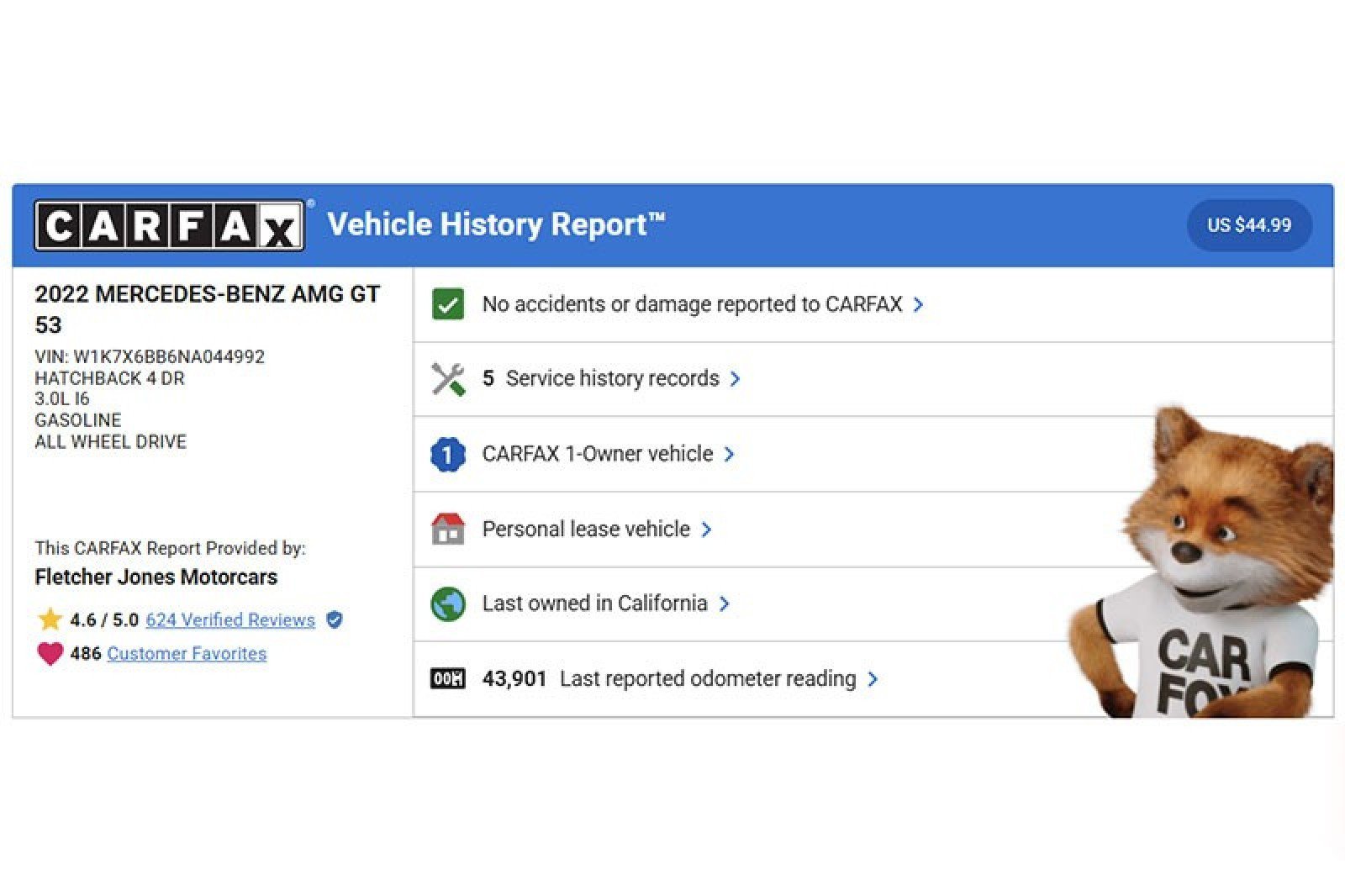 Certified 2022 Mercedes-Benz AMG GT 53 image 3