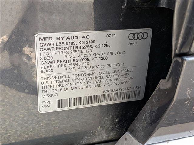 Used 2021 Audi Q5 2.0T Premium Plus w/ Premium Plus Package AWD/4WD image 24