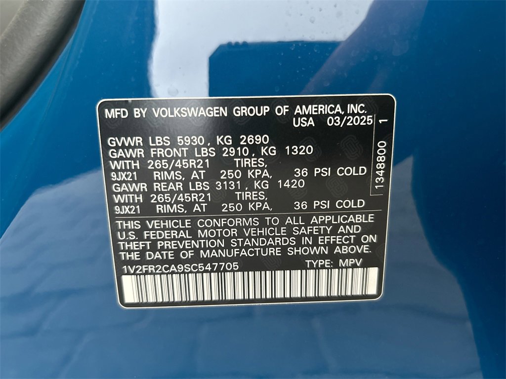 New 2025 Volkswagen Atlas SEL Premium R-Line image 55