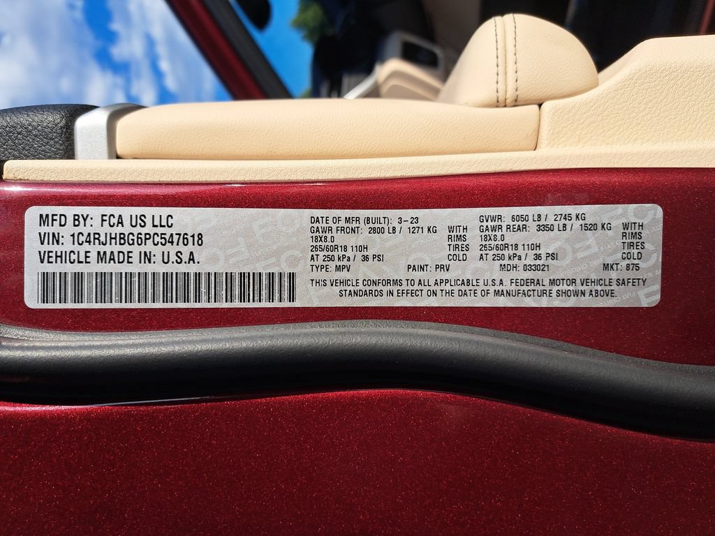 Certified 2023 Jeep Grand Cherokee Limited w/ Trailer Tow Prep Group (B) AWD/4WD image 36