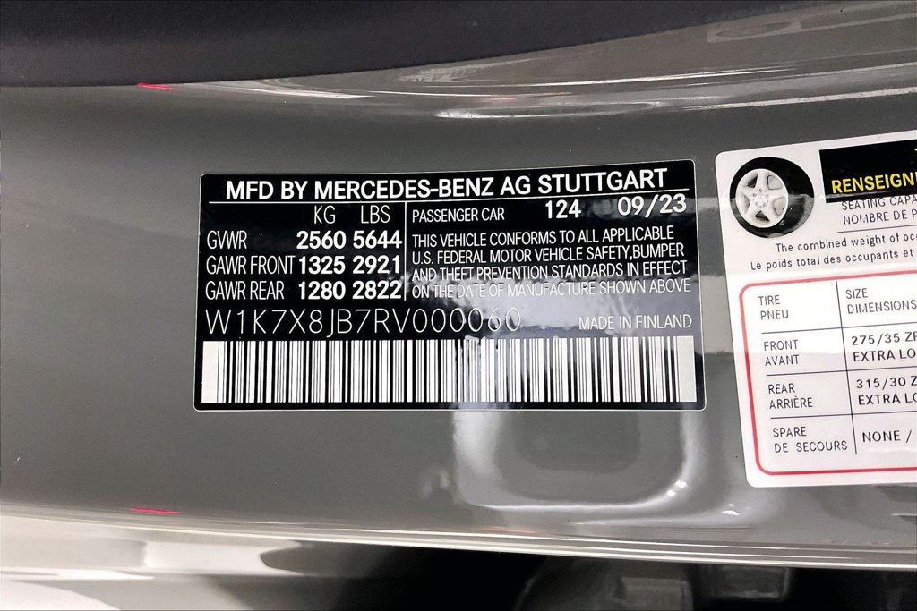 Certified 2024 Mercedes-Benz AMG GT 63 image 25