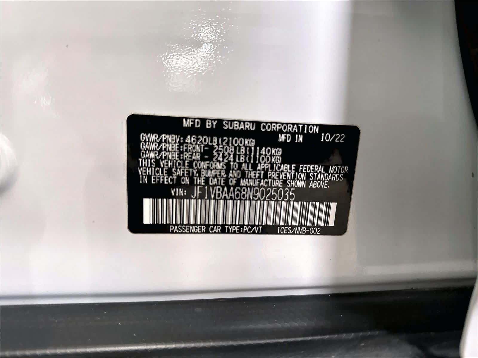 Used 2022 Subaru WRX AWD/4WD image 35