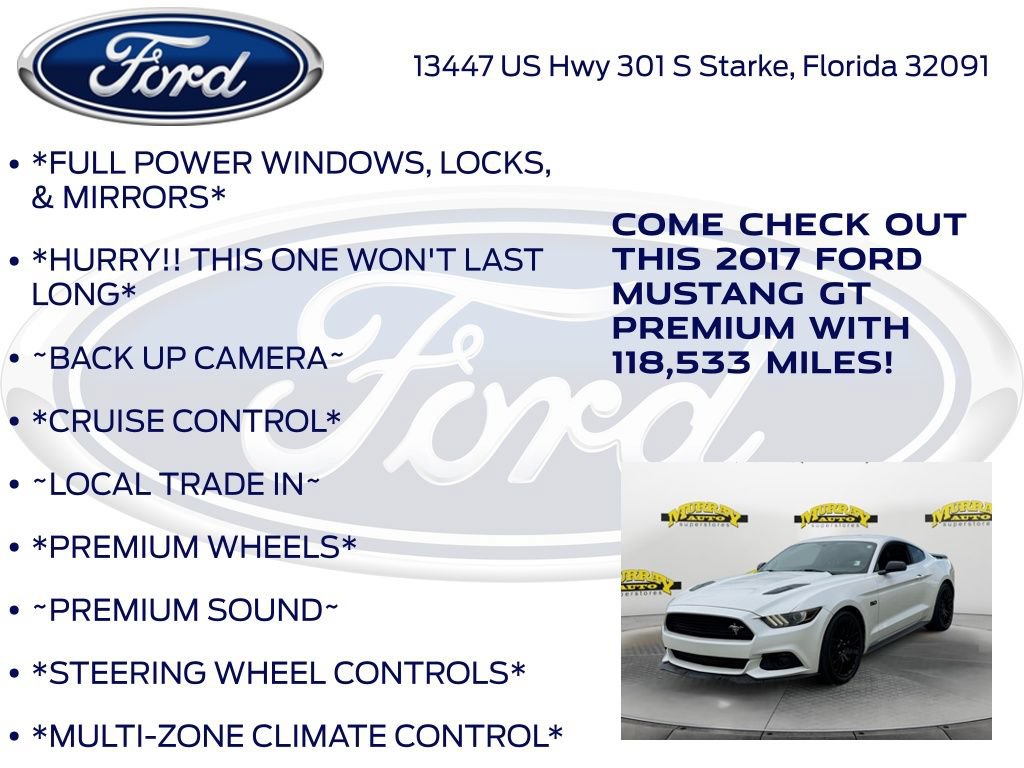 Used 2017 Ford Mustang GT Premium w/ Equipment Group 401A RWD image 10