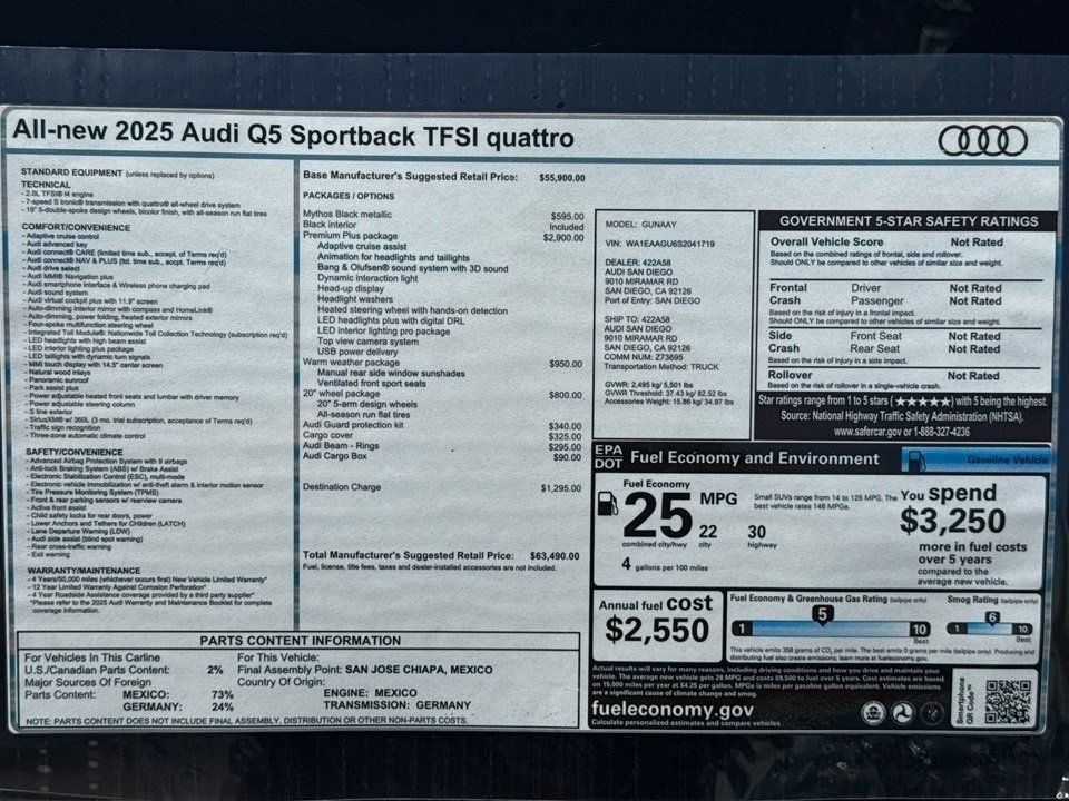 Certified 2025 Audi Q5 Premium Plus w/ Premium Plus AWD/4WD image 21