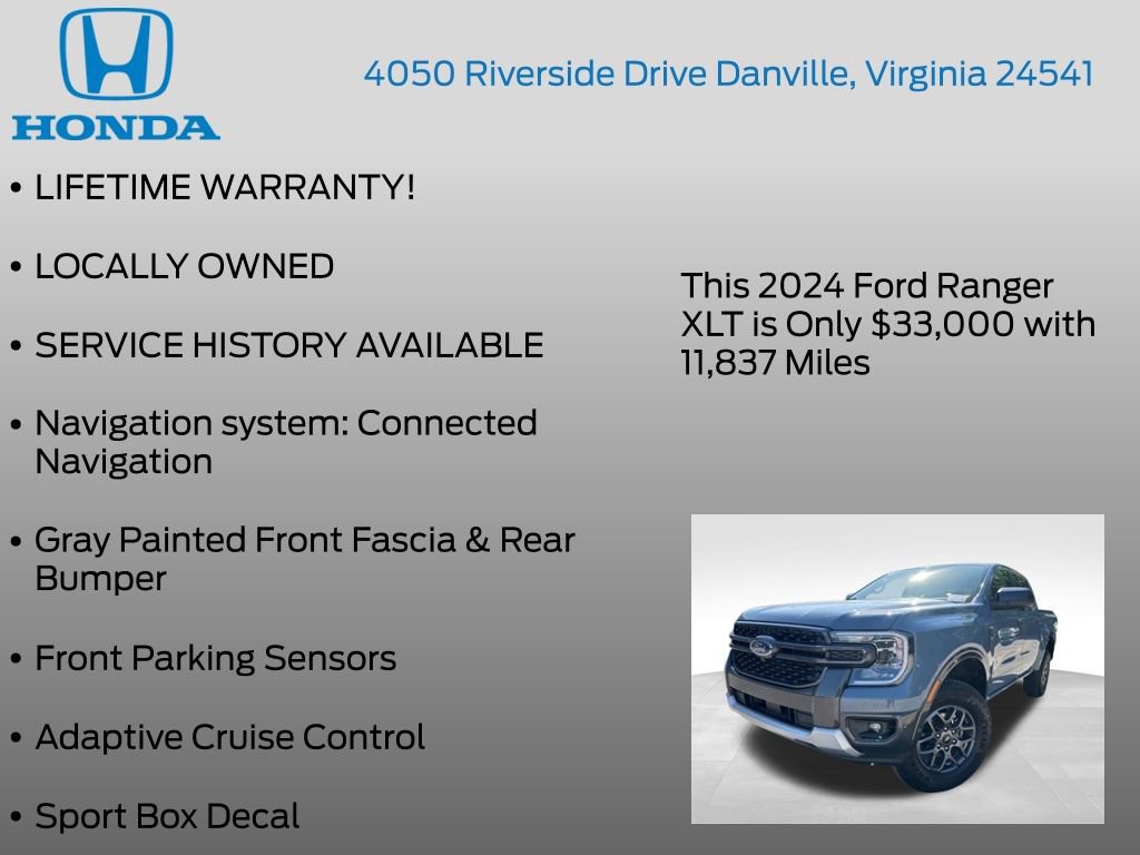 Used 2024 Ford Ranger XLT w/ Technology Package image 17