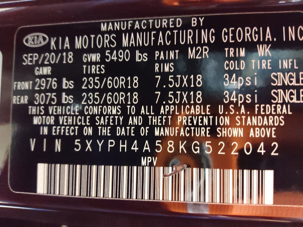 Used 2019 Kia Sorento EX image 33