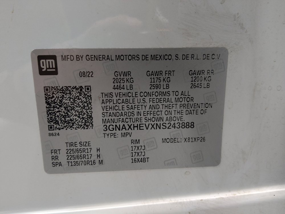Used 2022 Chevrolet Equinox LS w/ LPO, Chrome Package image 33