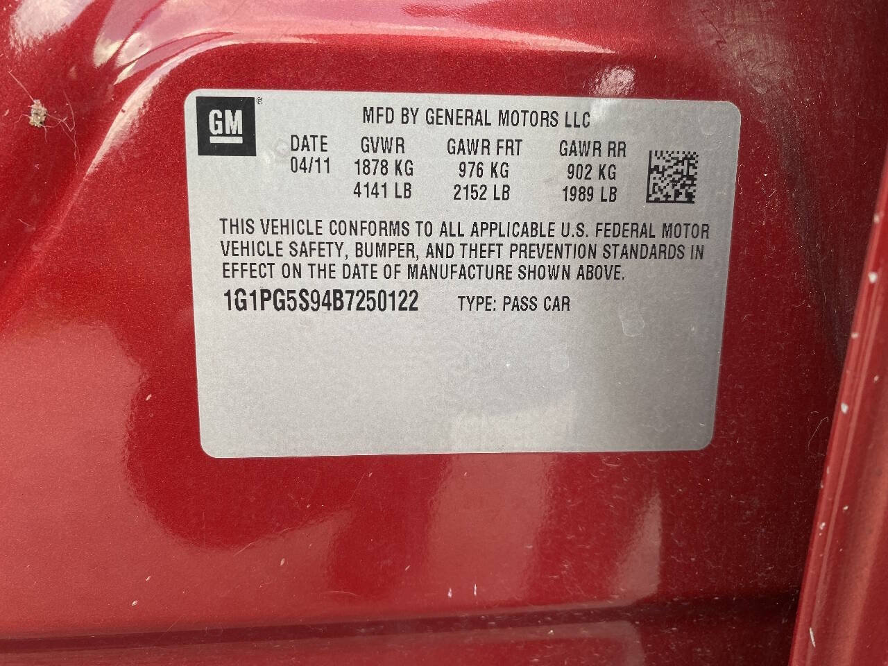 Used 2011 Chevrolet Cruze LT w/ RS Package FWD image 22