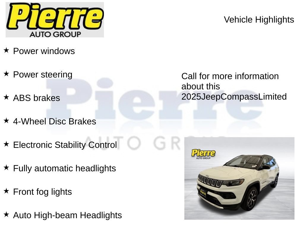 Used 2025 Jeep Compass Limited AWD/4WD image 14