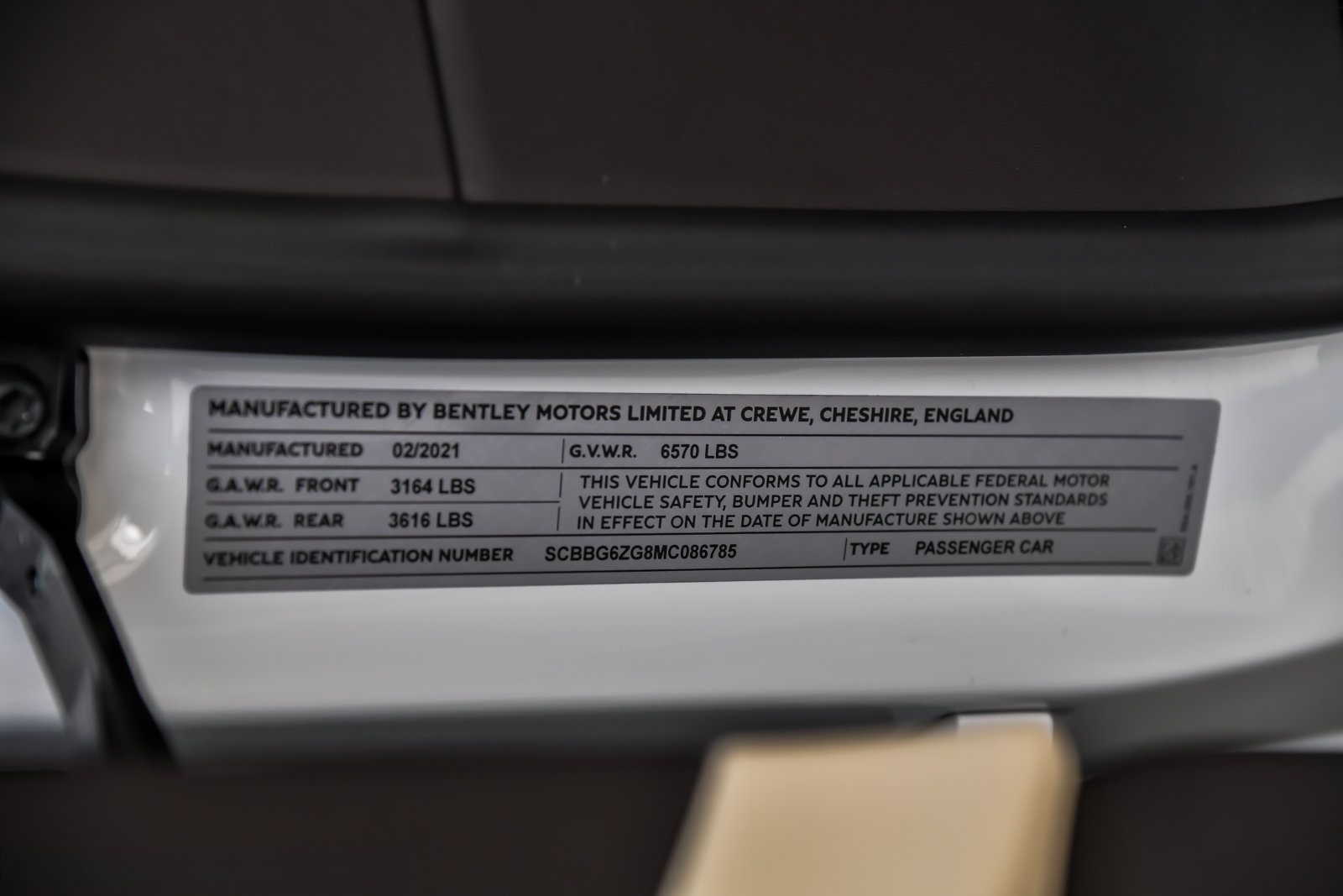 Certified 2021 Bentley Flying Spur V8 AWD/4WD image 41