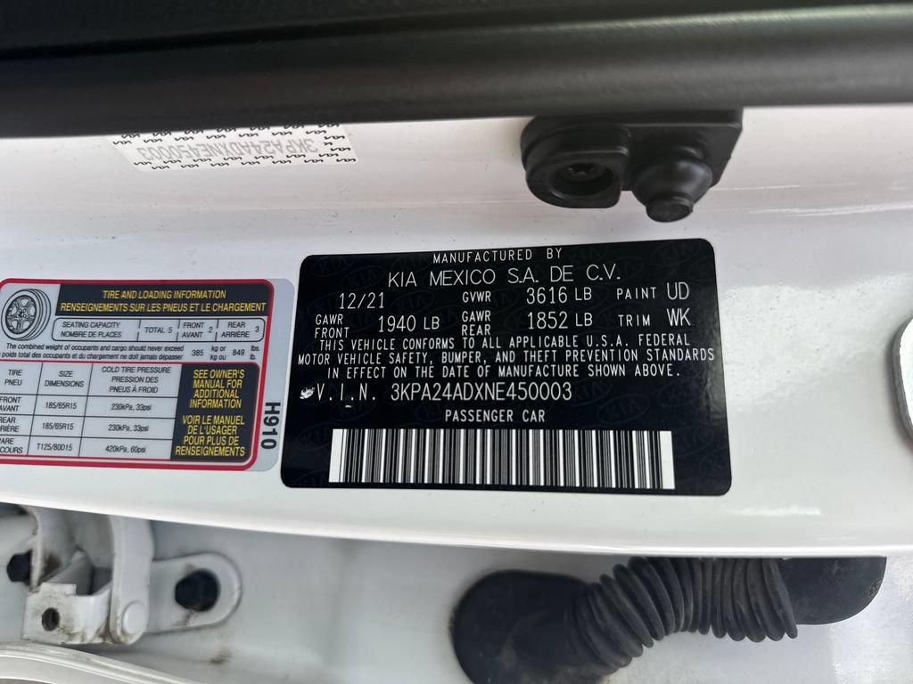 Used 2022 Kia Rio S w/ Technology Package FWD image 30