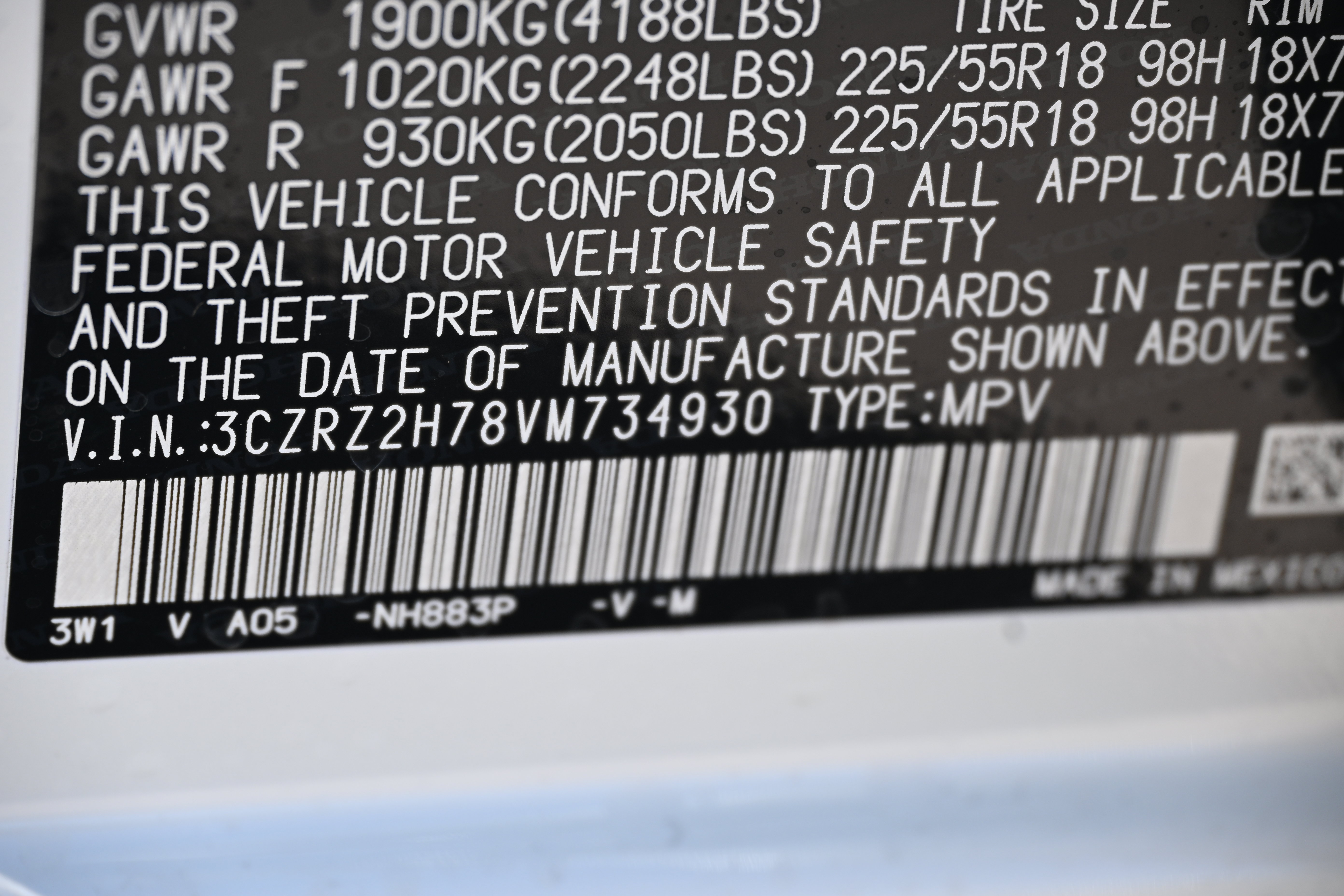 New 2027 Honda HR-V EX-L image 16